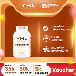 Viên ngậm Glutathione giúp trăng da chống nắng - viên ngậm dưới lưỡi Hàn Quốc YHL | Hàng chính hãng