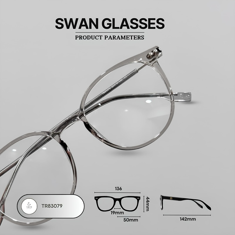 [BÁN CHẠY] TR83079 - Gọng kính form bầu tròn kích thước vừa | BigBuy360 - bigbuy360.vn