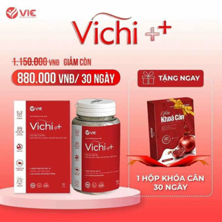 Viên uống giảm cân Vichi chính hãng + tặng khóa cân VIC 30 viên