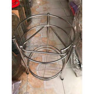 Chân Kệ inox để nồi cơm, bình nước tròn