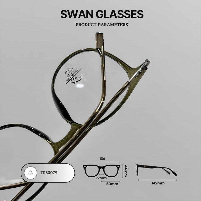 [BÁN CHẠY] TR83079 - Gọng kính form bầu tròn kích thước vừa | BigBuy360 - bigbuy360.vn