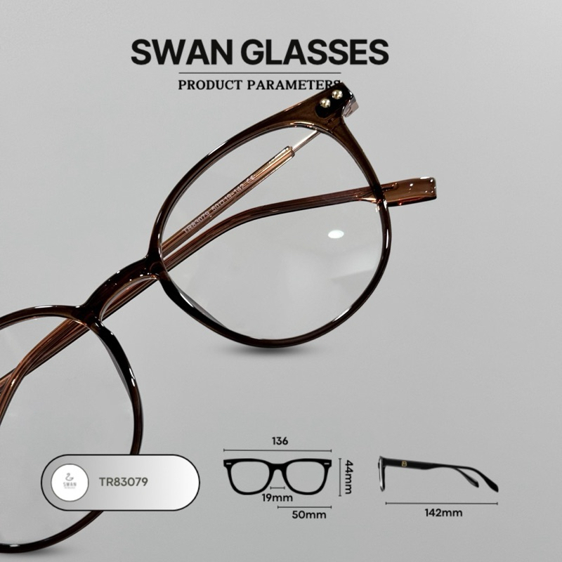 [BÁN CHẠY] TR83079 - Gọng kính form bầu tròn kích thước vừa | BigBuy360 - bigbuy360.vn