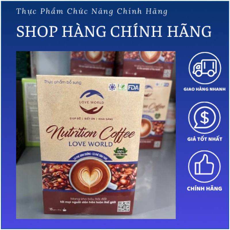 Nutrition Coffee Love World giúp tỉnh táo không mệt mỏi
