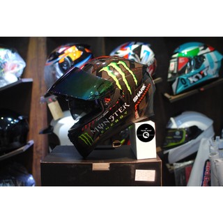 Mũ bảo hiểm Fullface ROC 05 Shark Monster đỏ