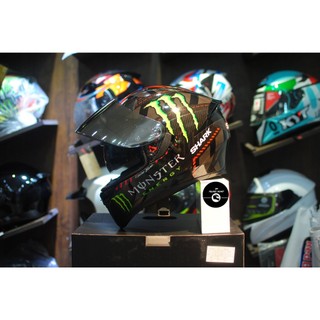 Mũ bảo hiểm Fullface ROC 05 Shark Monster đỏ