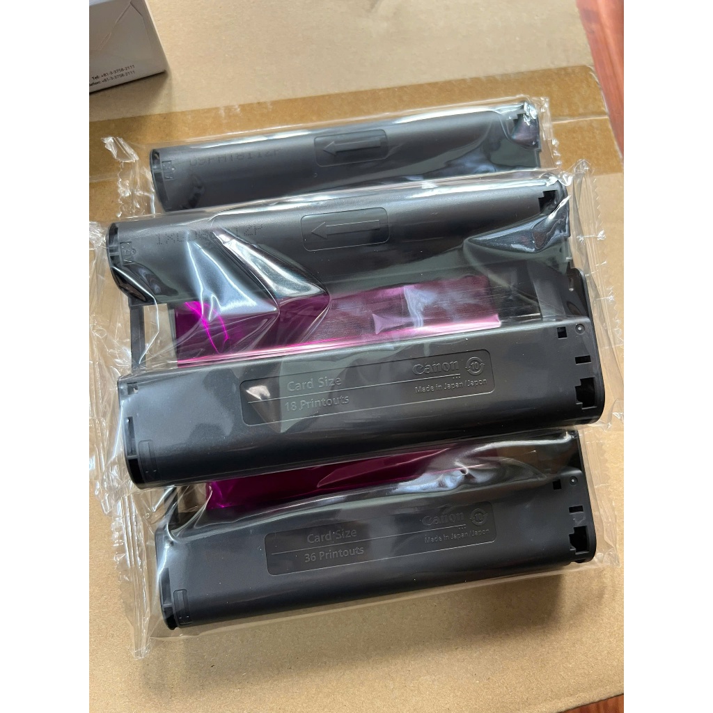 Băng mực in ảnh canon KC-36IP (size C/ size Card) cho máy in Canon Selphy CP1500,cp1300,cp1200,cp100