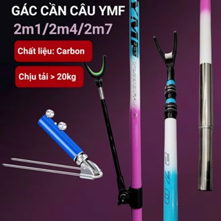 Gác cần câu đài, chống cần câu đài carbon YMF 2.1m, 2.4m, 2.7m