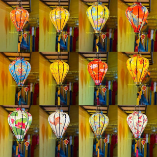 Đèn lồng hội an phi 3d trang trí nhà cửa treo tết cực đẹp (fuulz size) vietnames lanterns 3d