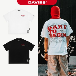 Áo phông form rộng in tràn viền DAVIES local brand nam nữ thun cotton co giãn màu đen, trắng Tee Unbound I D37-T7