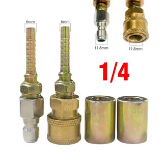Đầu Cos dây xịt rửa xe cao áp lõi thép khớp nối nhanh 1/4 và 3/8