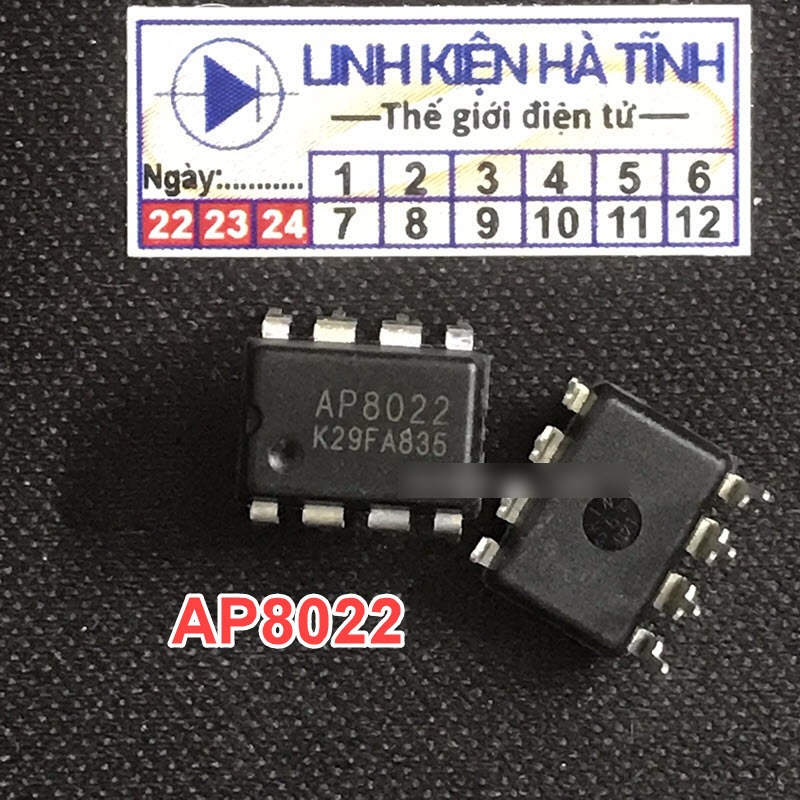 5 con Ic nguồn AP8022 DIP-8 mới