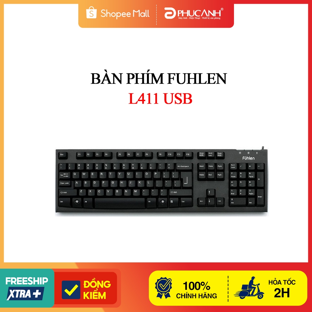 Bàn phím Fuhlen L411 USB