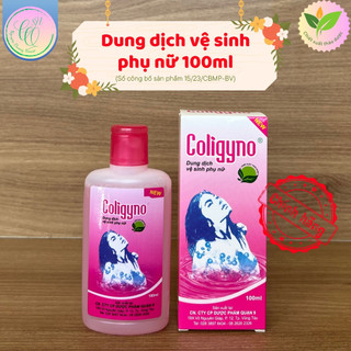 Dung dịch vệ sinh phụ nữ không gây kích ứng có thê dùng hàng ngày 100ml - Coligyno – Hàng Công ty