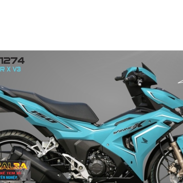 Tem Winner X V3 chỉ DECAL 3A