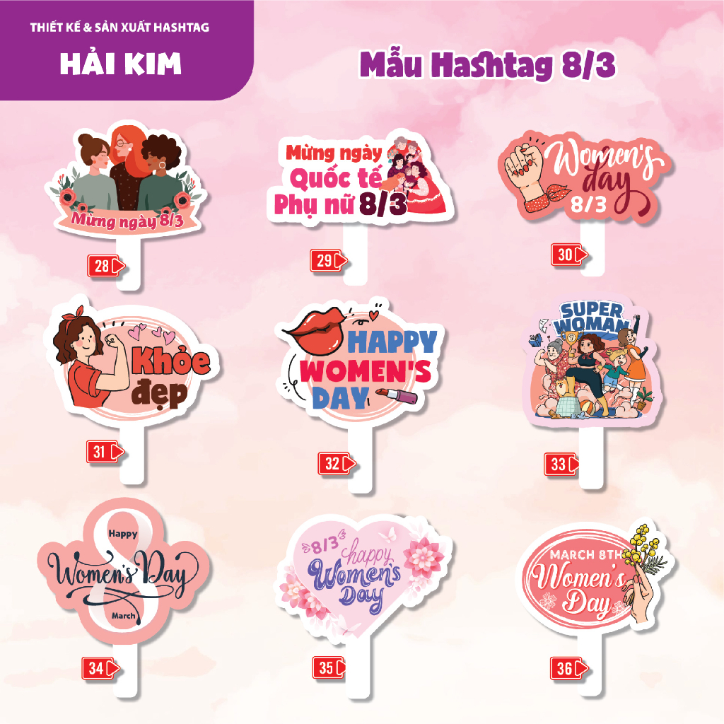 Hashtag cầm tay 20/10. hashtag ngày 08/03. hashtag ngày phụ nữ, hashtag ngày quốc tế phụ nữ