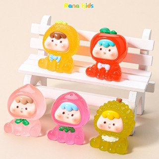 Túi mù MOI trái cây 3D phát sáng size lớn, charm dạ quang phát sáng