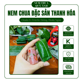  Nem Chua Thanh Hoá - Nem Vuông To 5k 1 Cái Ship - Nem Chua Quý Ánh Đặc Sản Thanh Hoá 