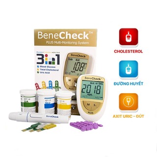 Que Thử Mỡ Máu Cholesterol BeneCheck Hộp 10 Que