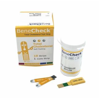 Que Thử Mỡ Máu Cholesterol BeneCheck Hộp 10 Que