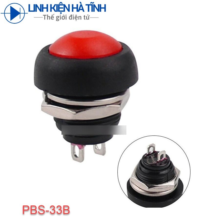 Túi 5 cái NÚT NHẤN CHỐNG THẤM NƯỚC 12MM - CP18