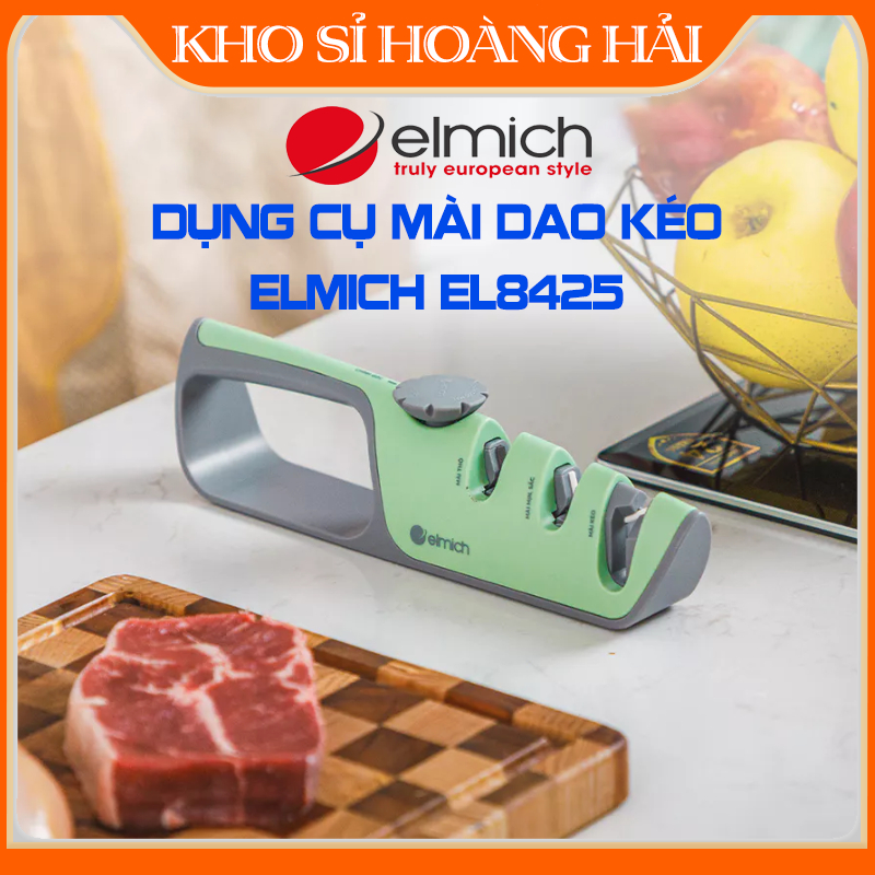 Mài dao kéo Elmich EL8425, rãnh mài siêu cứng và bền, điều chỉnh nhiều chế độ mài, bảo hành 1 năm