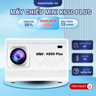 Máy Chiếu Mini KAW K650 Plus Full HD Hàng Chính Hãng Chất Lượng Tốt - Bảo Hành 12 Tháng - 1 Đổi 1