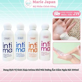 Dung Dịch Vệ Sinh Ziaja Intima Khử Mùi Dưỡng Ẩm Giảm Ngứa Rát Chính Hãng 200ml