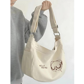 Túi Xách Đeo Vai Vải Canvas Đeo Chéo Phong Cách Nhật Bản Thời Trang Cho Nam Nữ