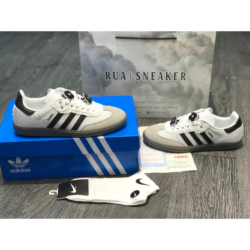 (Rùa Sneaker) Siêu Phẩm Giày Thể Thao S/am.ba O,g Ba/sic Flo/wer Hoa rời Cao Cấp Ảnh Thật +Freeship