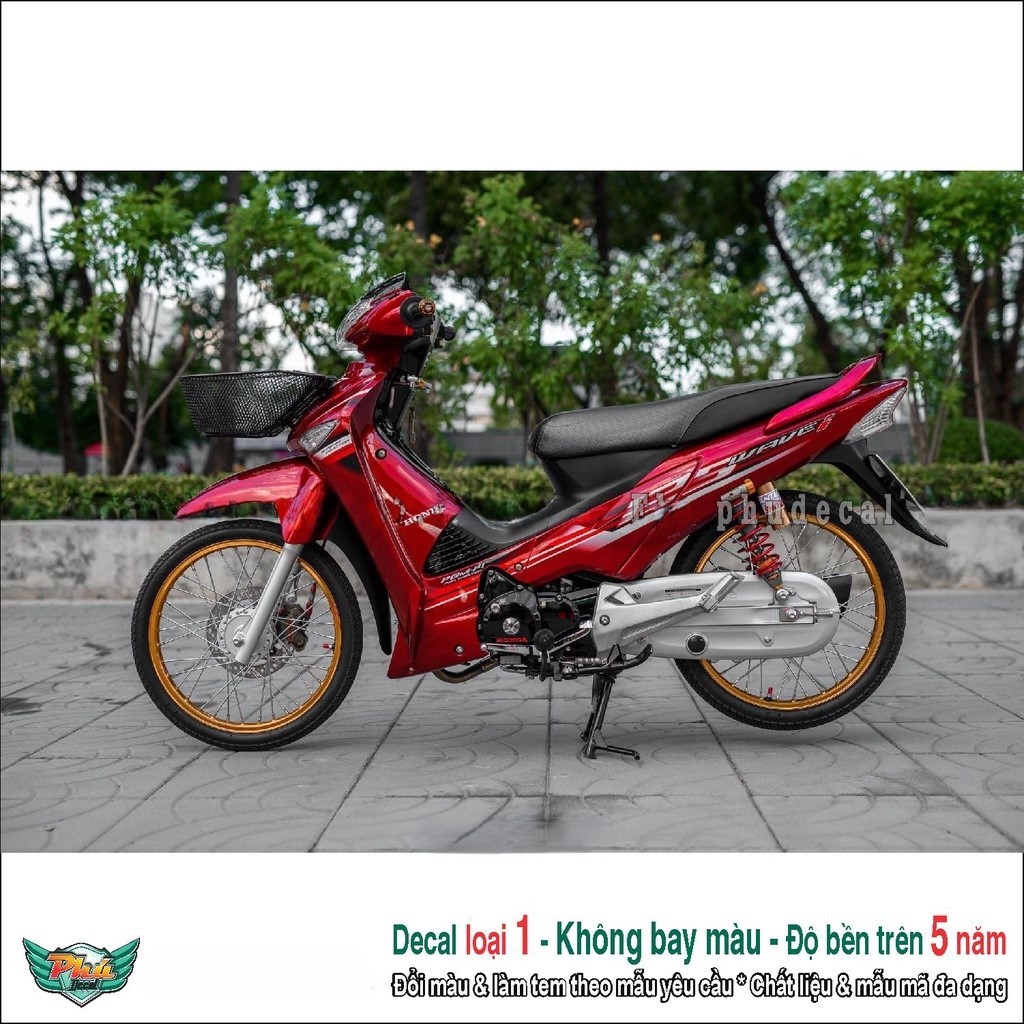 Tem rời Wave 125 đỏ đen (8)