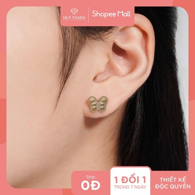 Bông Tai Nữ Vàng Tây 14K BTBZ010 Huy Thanh Jewelry