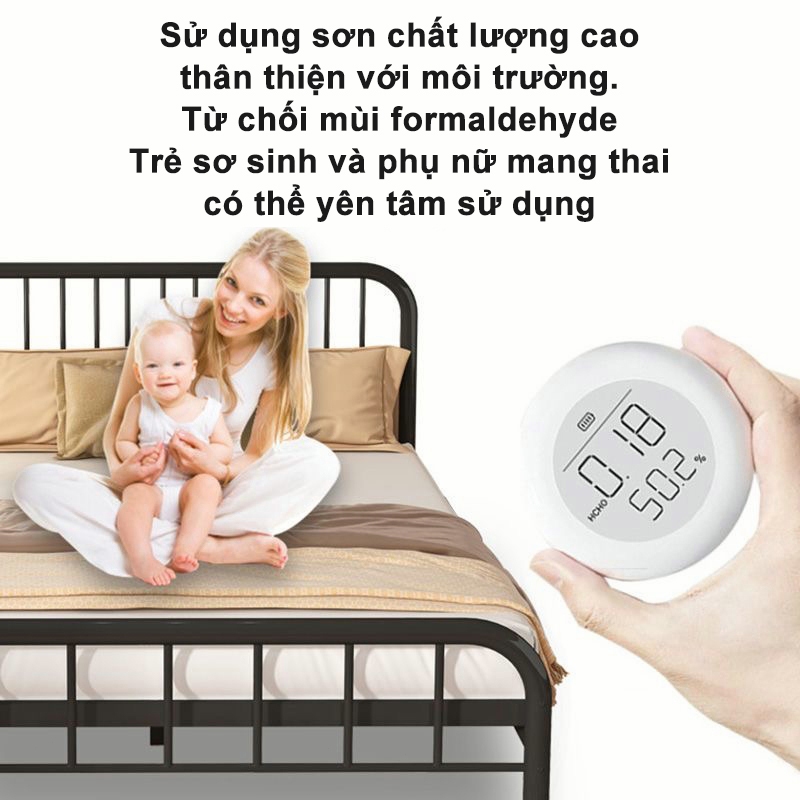 ALVIN giường ngủ Giường sắt mỹ nghệ nhiều kích thước từ 1m đến 1m8 mẫu | BigBuy360 - bigbuy360.vn