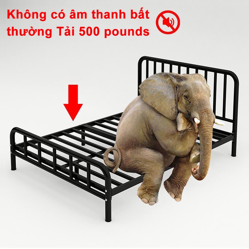 ALVIN giường ngủ Giường sắt mỹ nghệ nhiều kích thước từ 1m đến 1m8 mẫu | BigBuy360 - bigbuy360.vn