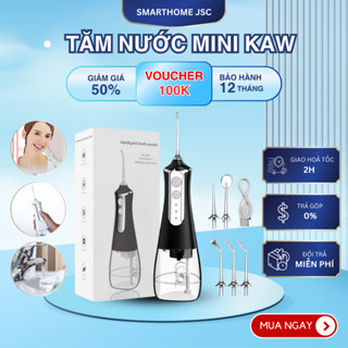 Máy tăm nước cầm tay KAW 300ml (mẫu mới) - Cải tiến công nghệ tia nước sạch X4 Lần
