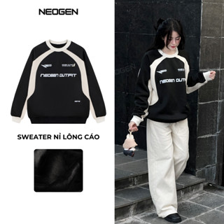 Áo Sweater Nam Nữ Unisex Local Brand Neogen ST09 Chất Nỉ Lông Cáo Form Rộng Phong Cách Basic, Năng Động