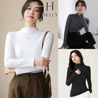 Áo thun giữ nhiệt nữ cao cổ co giãn 4 chiều phong cách Hàn Quốc chuẩn hàng QC loại 1 Avocado