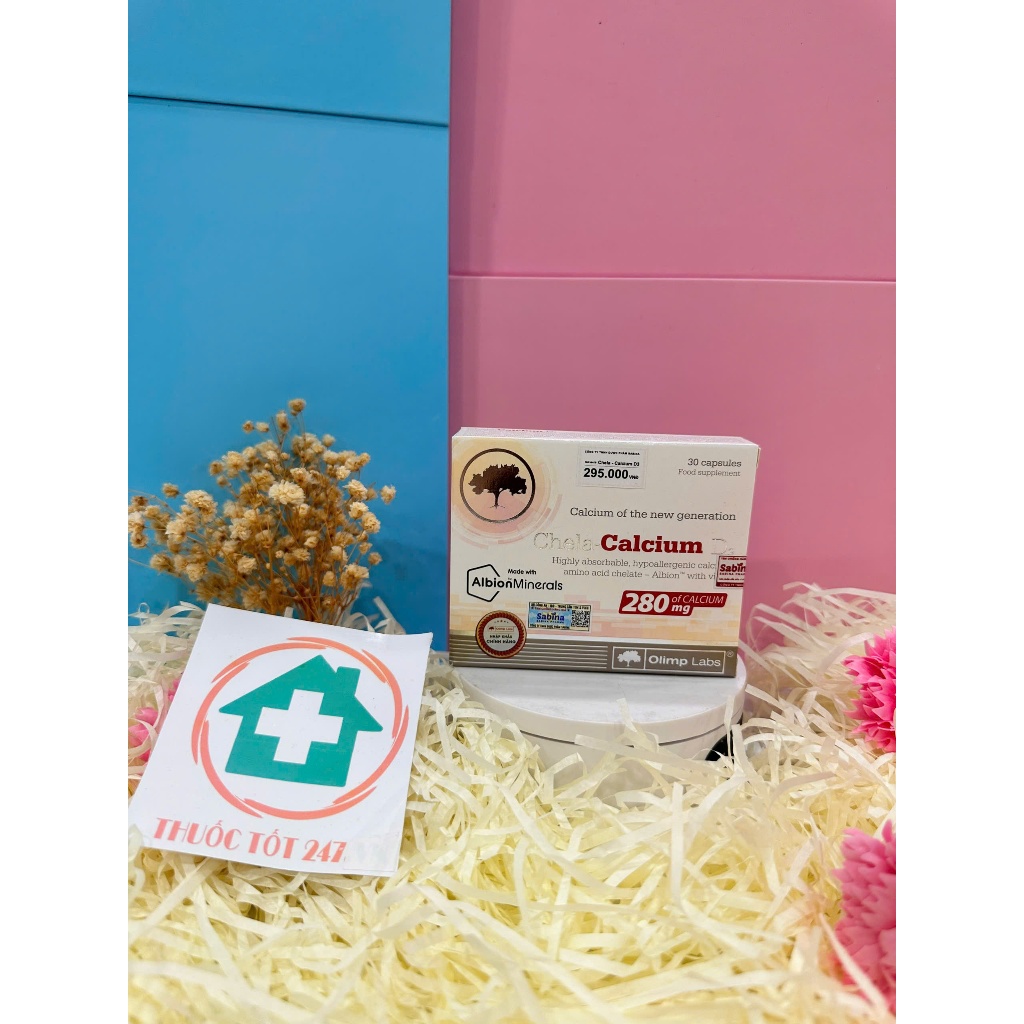 Chela - Calcium D3 - Canxi hữu cơ cho bà bầu và sau sinh - Chính hãng