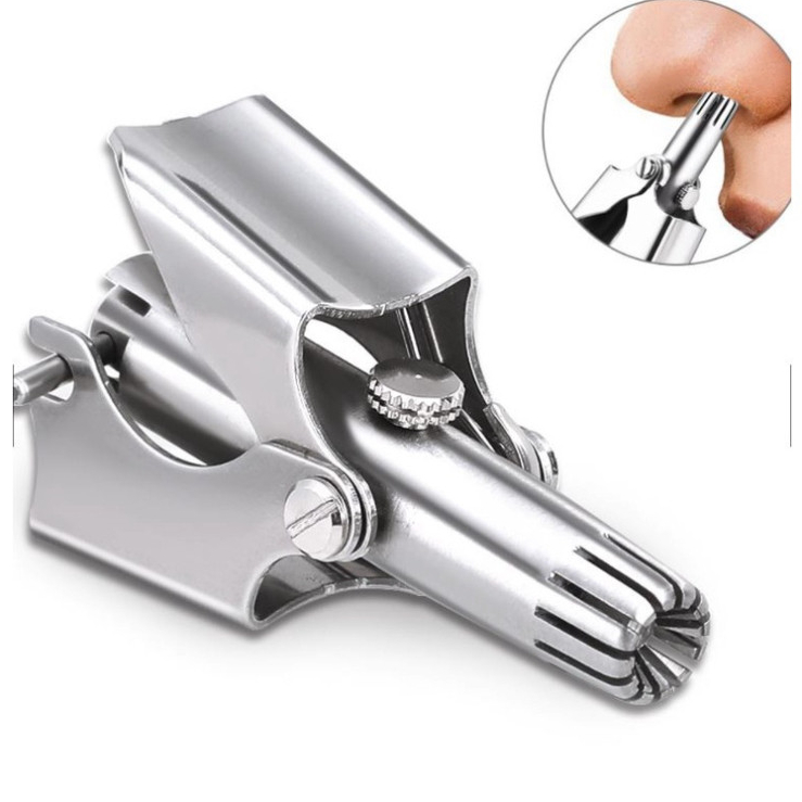 Dụng Cụ Cắt Tỉa Lông Mũi SIEGIS Kèm Chổi Vệ Sinh Có Hộp Đựng Chất Liệu Inox Chống Gỉ An Toàn Dễ Sử Dụng