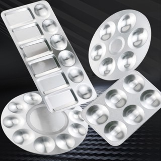 Khay pha màu nhôm, bảng pha màu sơn dầu, bảng pha màu nước