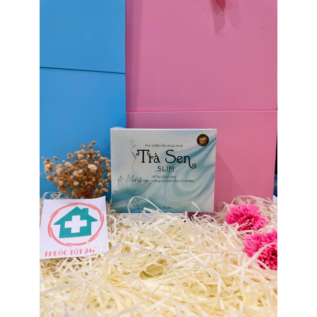Trà Sen Slim giảm cân giảm mỡ - Hộp 30 gói