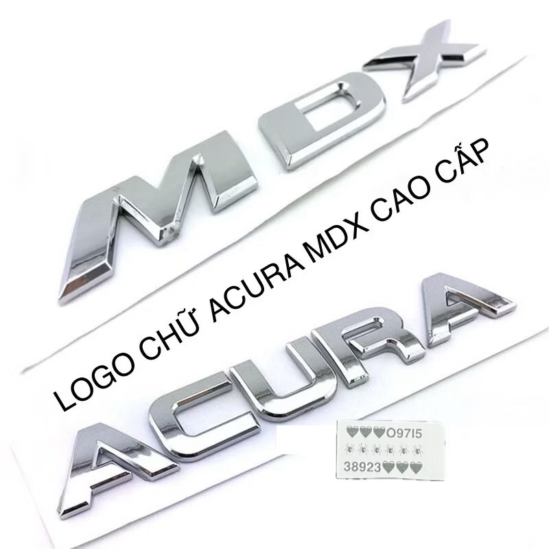 LOGO CHỮ ACURA MDX CAO CẤP GIÁ RẺ