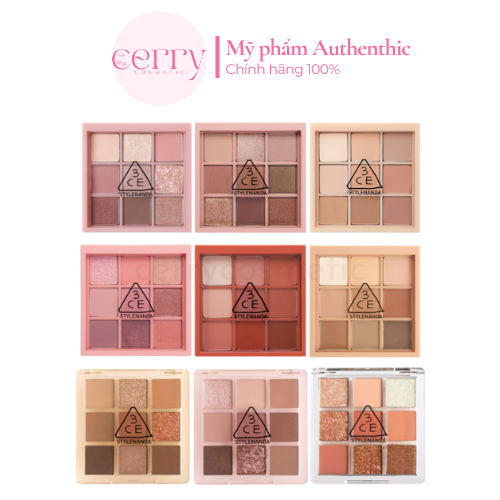 Bảng phấn mắt  𝟑...𝐂...𝐄  Multi Eye Color Palette