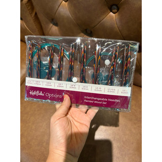 Set kim đan Knitpick thân gỗ