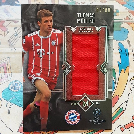 Thẻ PATCH ( mảnh áo ) Cầu Thủ Bóng Đá Thomas Muller