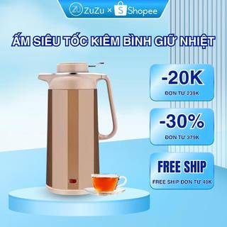 Ấm Siêu Tốc Đa Năng Bình Giữ Nhiệt  3L, Công Suất 1500W, Tự Ngắt Khi Sôi, 2 Lớp Cách Nhiệt Bảo Vệ An Toàn