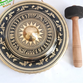 Cồng chiêng chạm hoa văn | Nhạc Cụ Thành Công