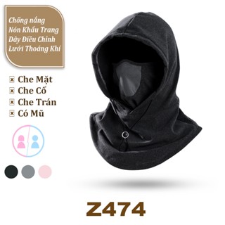  Mũ Trùm Đầu Chống Nắng Hoodie Vải Nỉ Thoáng Khí Tốt Có Dây Rút   Khăn Trùm Đầu Giữ Ấm Đội Mũ Bảo Hiểm   