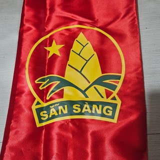 Cờ đội in 2 mặt, cờ măng non in 2 mặt (chọn size)