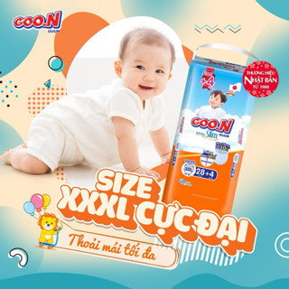 Tã Bỉm Goon slim mỏng thấm hút tốt size XXXL28+4 miếng