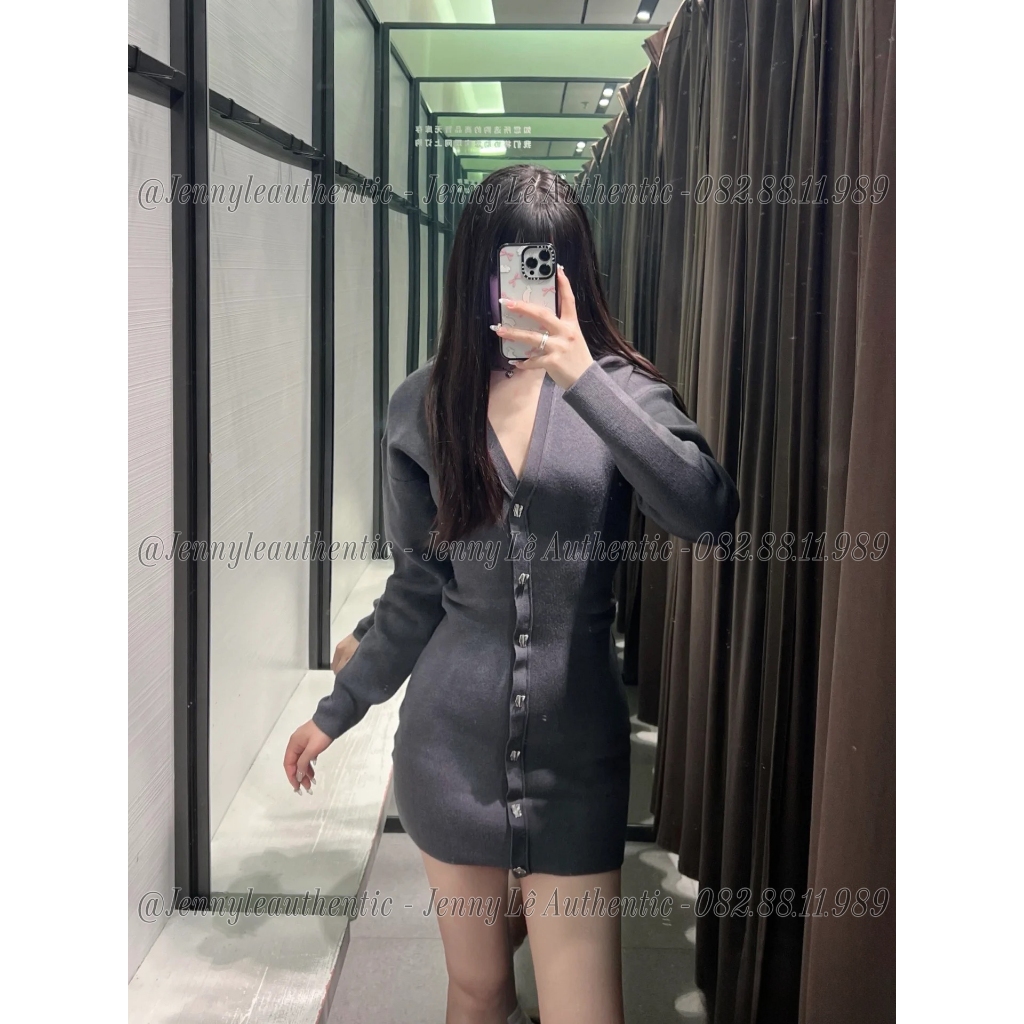 [ZARA AUTHENTIC] Váy Len ZARA Authentic Fit Ôm Body Giá SALE